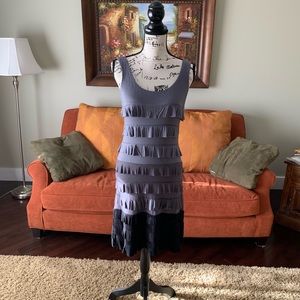 Black Grey cotton dress size Small